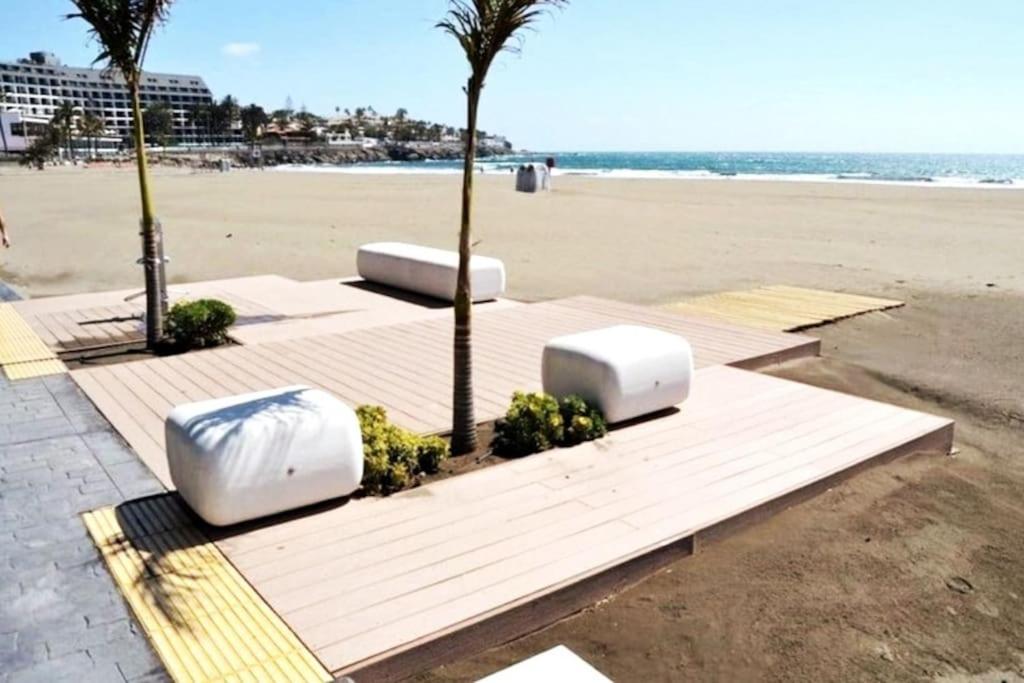 San Bartolomé Apartment With Large Terrace, 10 Meters From Playa De Las Burras מראה חיצוני תמונה